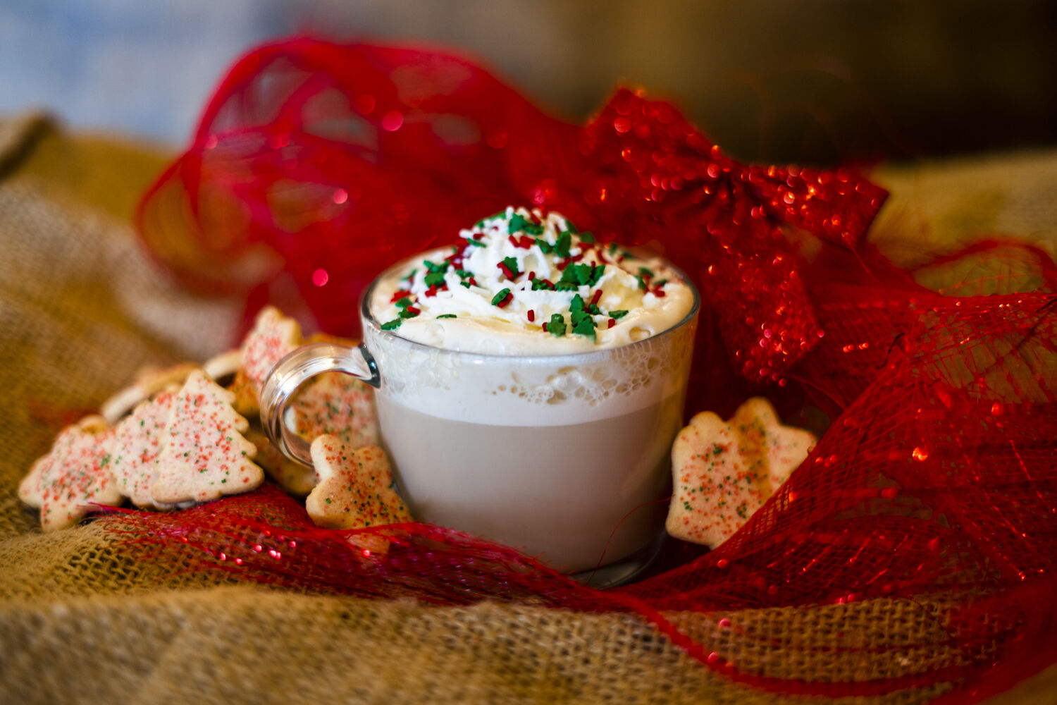 Undergrounds Coffee christmas cookie latte